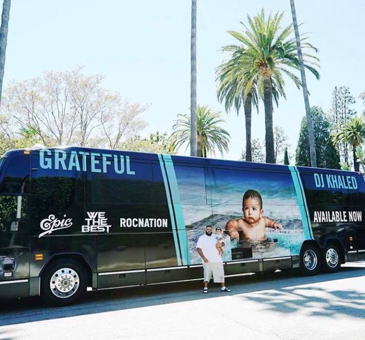 DJ Khaled Grateful Bus